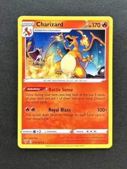 Pokemon TCG Charizard Vivid Voltage 025/185 Reverse Holo Rare - Image 1