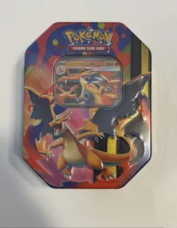 Mega Charizard Ex Tin - Mega Charizard Y EX Promo - Pokemon Sealed! - Image 1