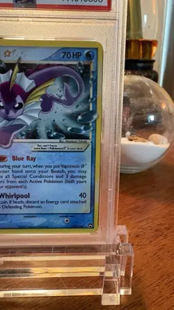 ⚡ 2007 POKEMON EX POWER KEEPERS GOLD STAR #102 VAPOREON-HOLO PSA 7 - Image 3