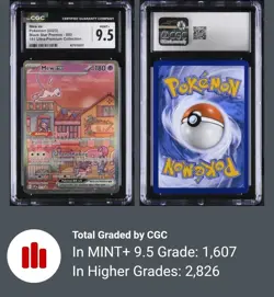 CGC MINT+ 9.5 Mew ex SVP 053 Pokemon TCG Scarlet & Violet 151 Black Star Promo - Image 1