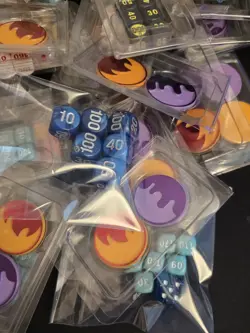 Pokemon NEW Accessories Huge Lot - Dice, Damage Counters, & Charizard Deck Box - Image 3