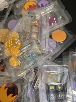 Pokemon NEW Accessories Huge Lot - Dice, Damage Counters, & Charizard Deck Box - Image 4