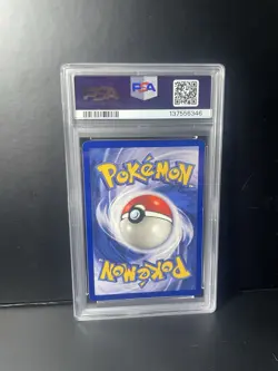 1999 POKEMON BASE SET SHADOWLESS #44 BULBASAUR PSA 7 - Image 4