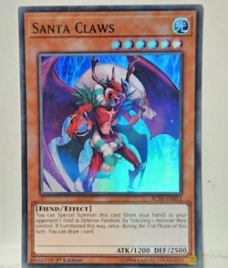 Yu-Gi-Oh! Santa Claws AC18-EN012 Advent Calendar 2018 1st Edition - Image 1