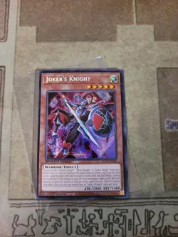 YUGIOH JOKERS KNIGHT SBC2-ENA05 PRISMATIC SECRET 1ST ED NM SPEED DUEL - Image 2