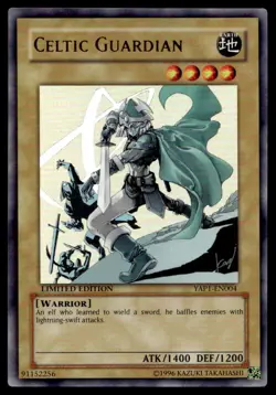 Yu-Gi-Oh TCG Anniversary Pack #YAP1-EN004 Celtic Guardian Ultra Rare,Limited, LP - Image 1