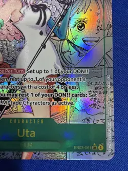 One Piece Uta 061 Manga Heroines Edition EB-03 English CCG SEC - Image 4