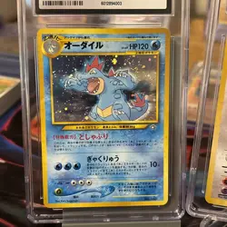 VINTAGE Pokemon Card Lot (3 Cards) CGC Graded Feraligatr, Clefairy, Magneton 🔥 - Image 2