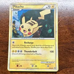 Pikachu HGSS03 Promo Holo Pokemon TCG Card 2010 English - Image 1