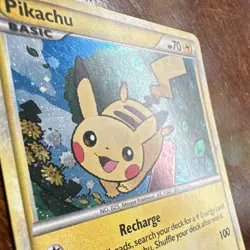Pikachu HGSS03 Promo Holo Pokemon TCG Card 2010 English - Image 4