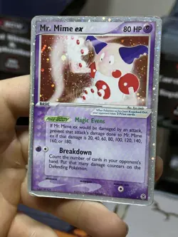 Mr. Mime ex 111/112 EX FireRed LeafGreen 2004 FRLG Holo Rare Pokemon Card TCG - Image 4