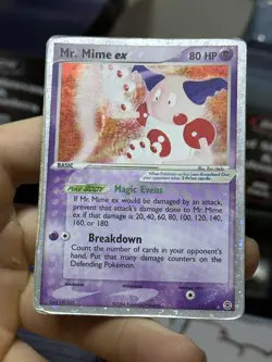 Mr. Mime ex 111/112 EX FireRed LeafGreen 2004 FRLG Holo Rare Pokemon Card TCG - Image 5