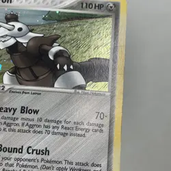 Pokemon TCG 2006 EX Legend Maker Card -- Aggron 2/92 Holo Foil - Image 4