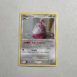 Pokemon TCG 2008 Pop Series 8 Card -- Happiny 14/17 Holo - Image 1