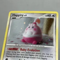Pokemon TCG 2008 Pop Series 8 Card -- Happiny 14/17 Holo - Image 2