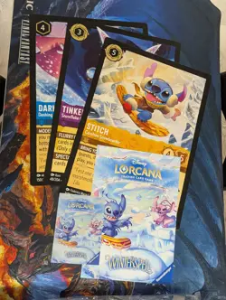 Lorcana Winterspell Promo Kit Ellipse Standee Oversized Cards+ Never Displayed - Image 1