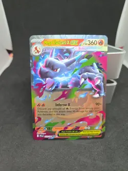 Mega Charizard X ex 013/094 - Me02: Phantasmal Flames - Pokemon Card TCG - Image 1