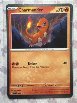 Charmander - 047 (Cosmos Holo) 047 Sv: Scarlet & Violet Promo Cards Holo - Image 1