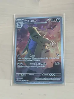Tyranitar 222/193 Sv02: Paldea Evolved Holo (3-card set w Pupitar & Larvitar) - Image 1