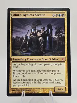 Oloro, Ageless Ascetic Commander 2013 Regular - NM - CLEAN - Image 1