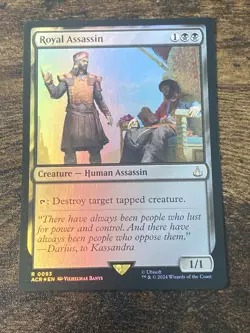 Royal Assassin 0093 Foil Universes Beyond: Assassin’s Creed MTG Magic S2103* - Image 1