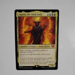 MTG Lord of the Rings, Sauron, the Dark Lord Mythic Legendary Creature - Image 1