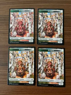 4x Token: Kithkin / Treasure Mint/NM Magic:the Gathering MTG Lorwyn Eclipsed - Image 1