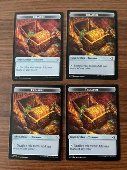 4x Token: Kithkin / Treasure Mint/NM Magic:the Gathering MTG Lorwyn Eclipsed - Image 2