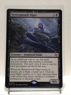 Rottenmouth Viper Non-foil) Bloomburrow 0107 Mythic MTG - Image 1