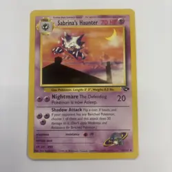 Pokemon Vintage Non-holo Sabrina's Haunter 55/132 Gym Challenge WotC - Image 1