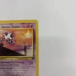Pokemon Vintage Non-holo Sabrina's Haunter 55/132 Gym Challenge WotC - Image 4