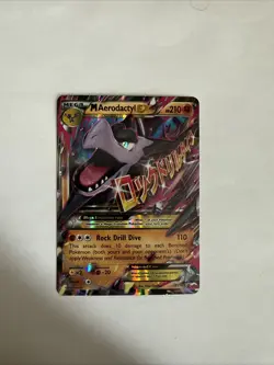 Pokemon TCG M Aerodactyl EX XY98 Promo Holo Rare Near Mint Condition - Image 1