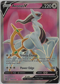 Arceus V - 165/172 - Pokemon TCG Brilliant Stars Sword Shield Full Art NM - Image 1