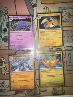 Pokemon TCG Sam’s Club 151 Mini Tin Promos (Gengar, Dragonite, Raichu, Machamp) - Image 1