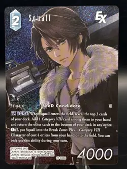 Pokemon TCG - Squall EX - 27-030H - Journey Of Discovery - Full Art Foil - Image 1