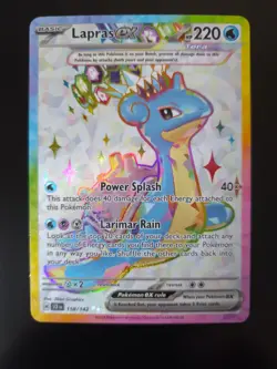 Pokemon TCG - Stellar Crown - Lapras EX 158/142 - Image 1