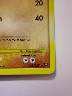 Hitmonchan 129/127 Holo 2009 Platinum set LP Base Set art Pokemon With Swirl - Image 5