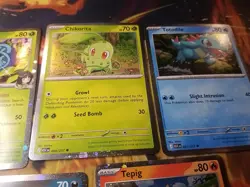 Pokemon Ascended Heroes Cosmo Holo Promos: Totodile, Chikorita, Tangela, Tepig + - Image 3