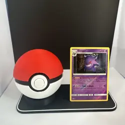 2017 Pokemon TCG Gengar 38/111 Sun & Moon Crimson Invasion Reverse Holo Rare - Image 4