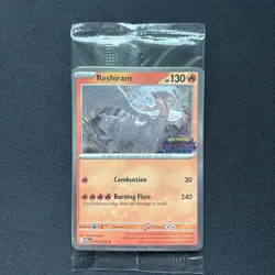 Pokemon Phantasmal Flames Reshiram 017/094 Promo Stamped Sealed TCG - Image 1