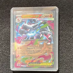 Pokemon Mega Charizard X EX 013/094 EX Holo Dragon Stage 2 HP 360 2025 EN - Image 1