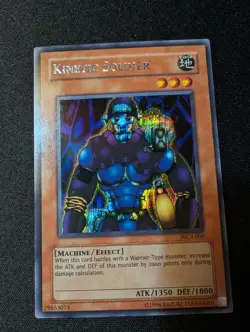 ​Yu-Gi-Oh WC4 Prismatic Secret Rare Slate Warrior, Kinetic Soldier Promo - Image 5