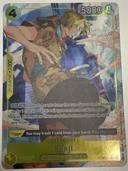 One Piece Sanji ST29-004 (ALT ART) SR Egghead Starter Deck English - Image 5