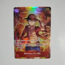 Monkey.D.Luffy ST10-006 One Piece Promo Super Rare Foil 11000 Power - Image 1