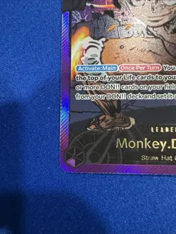 Monkey D Luffy Alternate Art (SP) Gold SPR Leader EB02 OP05-060 One Piece TCG - Image 4