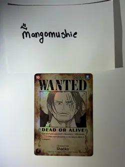 Shanks Wanted Posted OP09-004 Emperors in the New World Foil One Piece TCG - Image 1