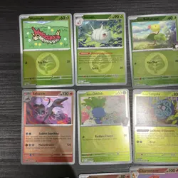 Pokemon bundle Ascended Heroes Reverse Holo bundle LEAF + FIRE pattern 12x card - Image 2