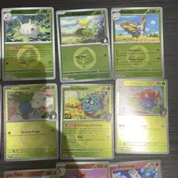 Pokemon bundle Ascended Heroes Reverse Holo bundle LEAF + FIRE pattern 12x card - Image 3