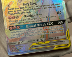 Gardevoir & Sylveon GX 225/214 Secret Rare Full Art Tag Team Pokemon Card LP - Image 3