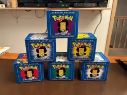 Pokemon: 23k Burger King Gold Plated Trading Card (Set Of 6) Blue Box New Rare - Image 1